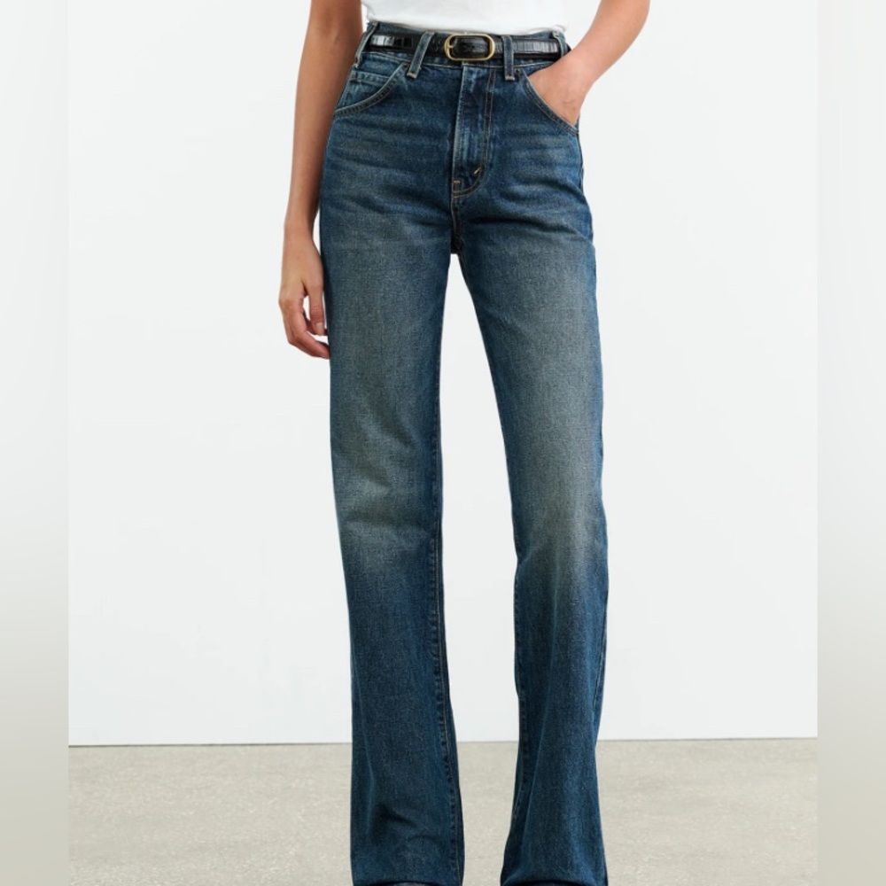 Nili Lotan Joan Jean, long raw hem, 27 - Picture 6 of 16